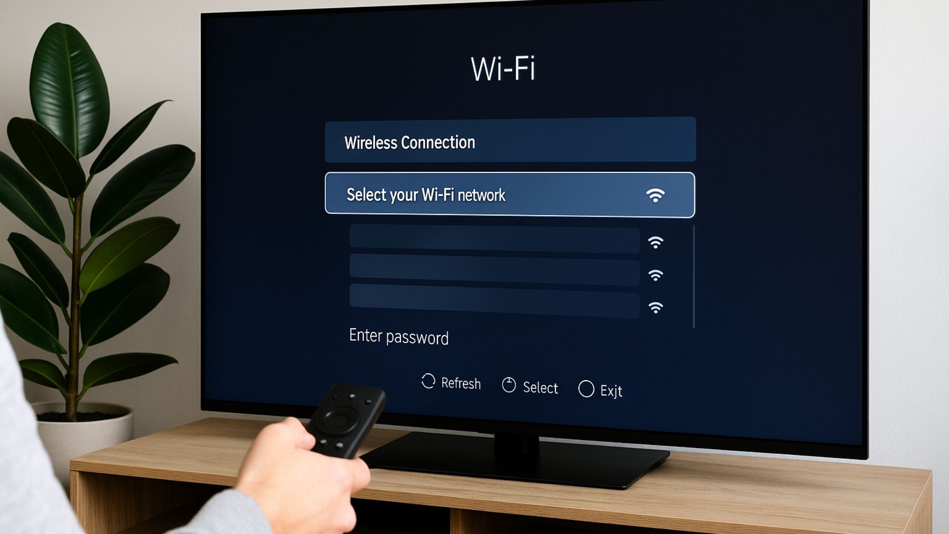 Connect Smart TV to WiFi