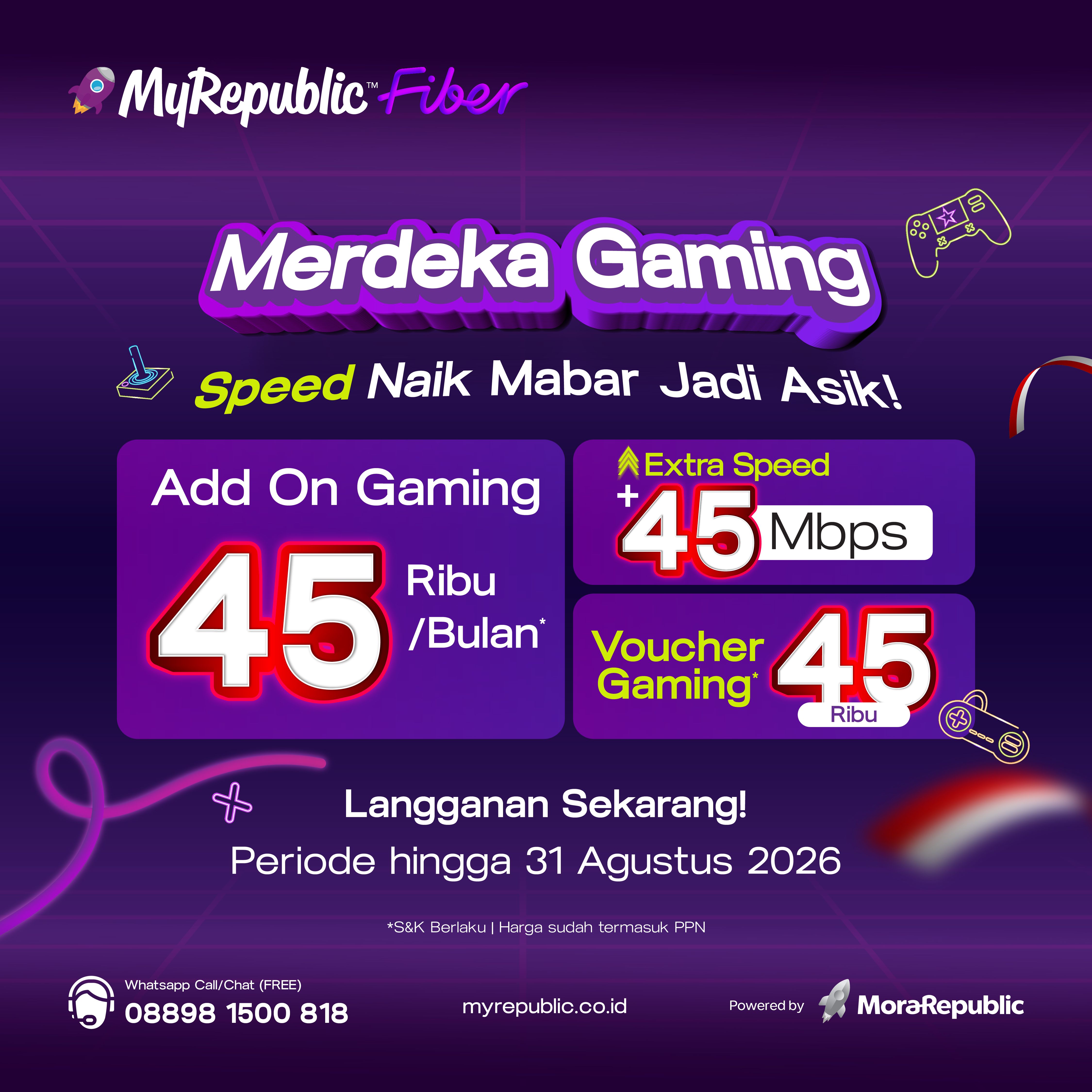 MyRepublic - Promo Merdeka Gaming